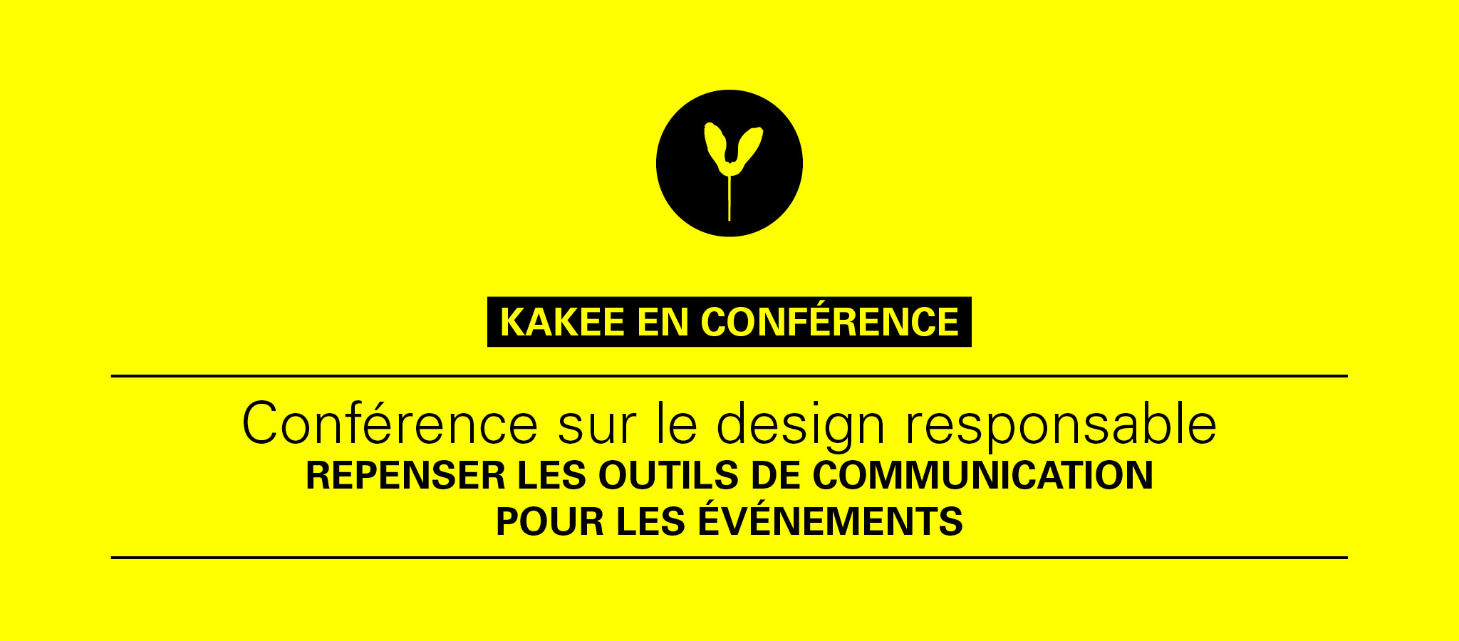 KAKEE donne une conférence à Tourisme Montréal sur le design responsable pour les événements.