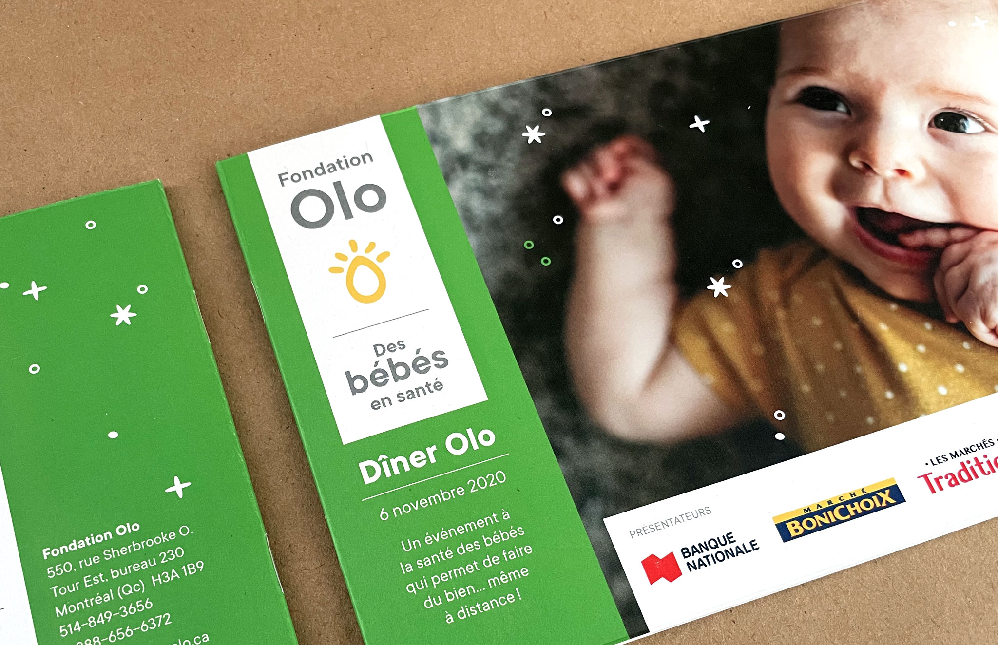 Programme souvenir Dîner Olo de la Fondation Olo.