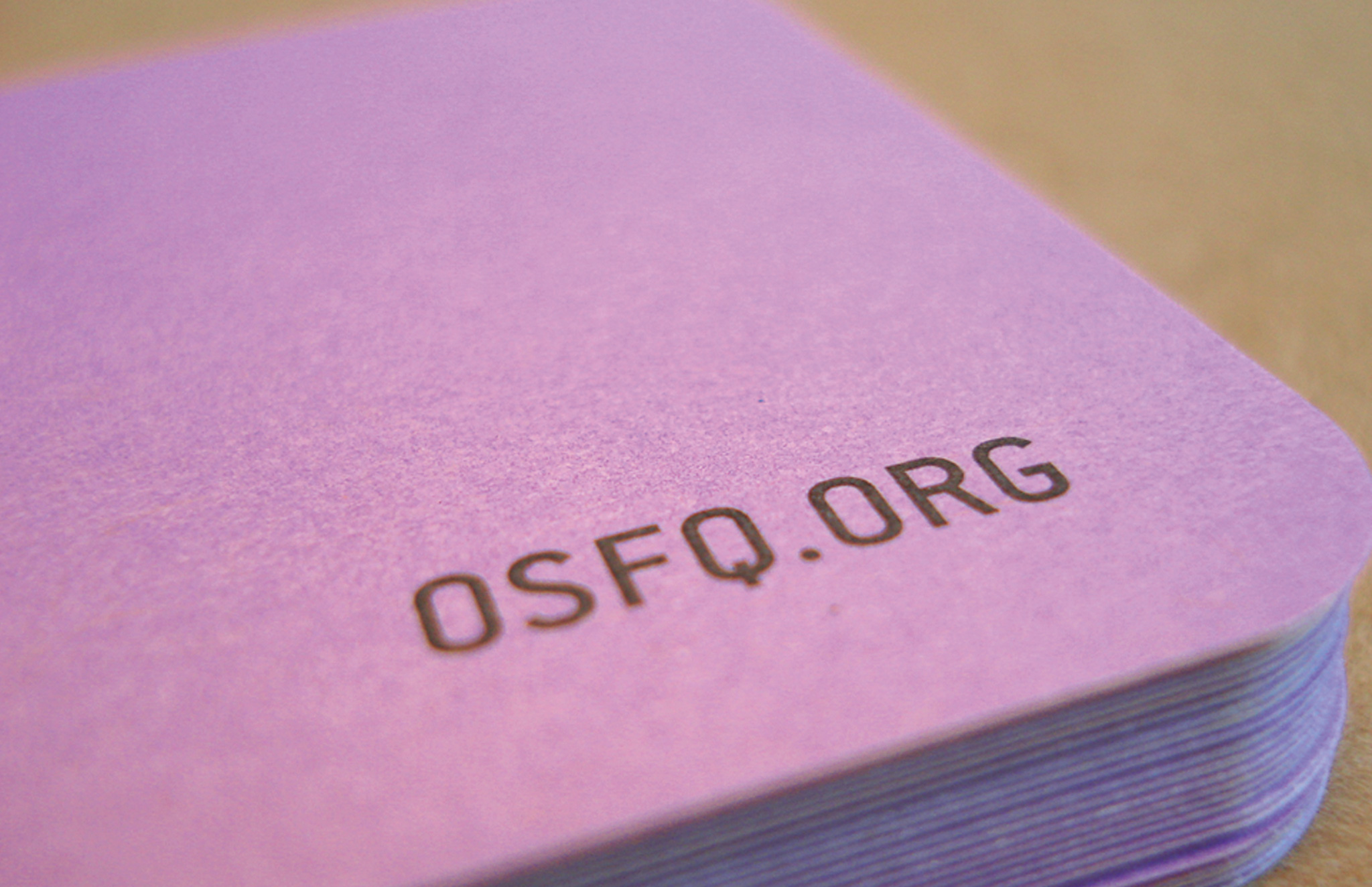 Rafraîchissement visuel logo et outils corporatifs de l'OSFQ.